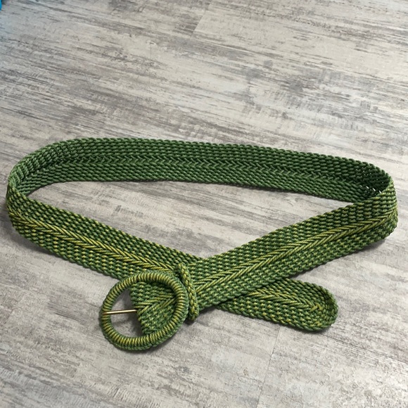 Accessories Green Braided Belt Poshmark